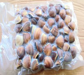 Nghêu Nâu Còn Vỏ